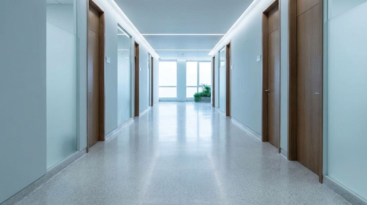 Pasillo de un centro de salud